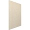 Ekena Millwork 94H x 1/4T Adjustable Wood Slat Wall Panel Kit w/ 2W Slats, Birch contains 22 Slats SWW66X94X0250BI - alternate 6